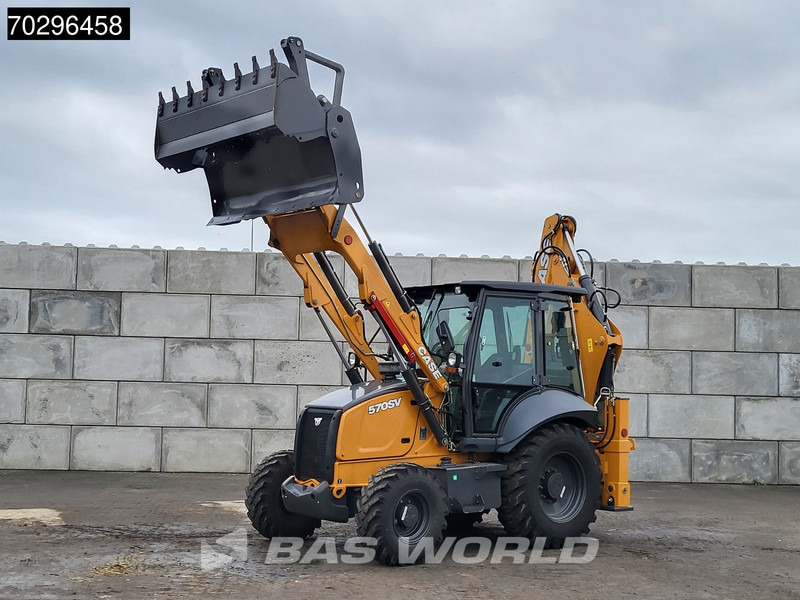 Case 570 SV 4WD - A/C - 4-1 Bucket - Telestick - HP - Tractopelle: photos 5 Case 570 SV 4WD - A/C - 4-1 Bucket - Telestick - HP - Tractopelle: photos 5