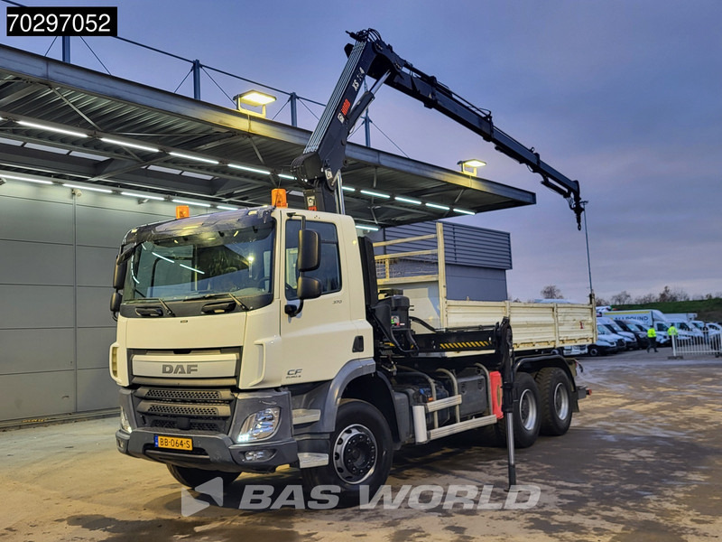 DAF CF 370 CF 6X4 HIAB 144 BS-3 HIDUO Crane Kran 8m3 Tipper Big-Axle Steelsuspension Euro 6 - Camion benne, Camion grue: photos 2 DAF CF 370 CF 6X4 HIAB 144 BS-3 HIDUO Crane Kran 8m3 Tipper Big-Axle Steelsuspension Euro 6 - Camion benne, Camion grue: photos 2