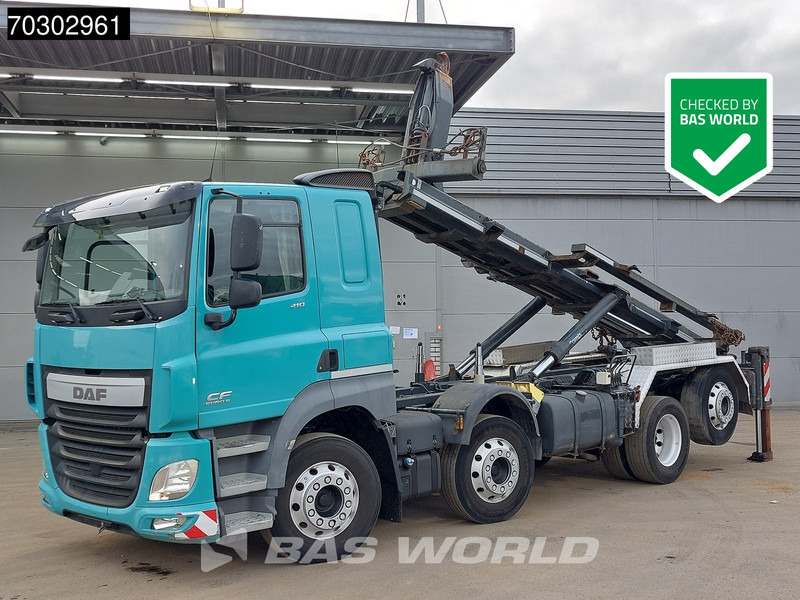 DAF CF 410 CF 8X2 35tons Velsycon CL35.71 containersystem Lift+steering axle Euro 6 - Camion ampliroll: photos 1 DAF CF 410 CF 8X2 35tons Velsycon CL35.71 containersystem Lift+steering axle Euro 6 - Camion ampliroll: photos 1