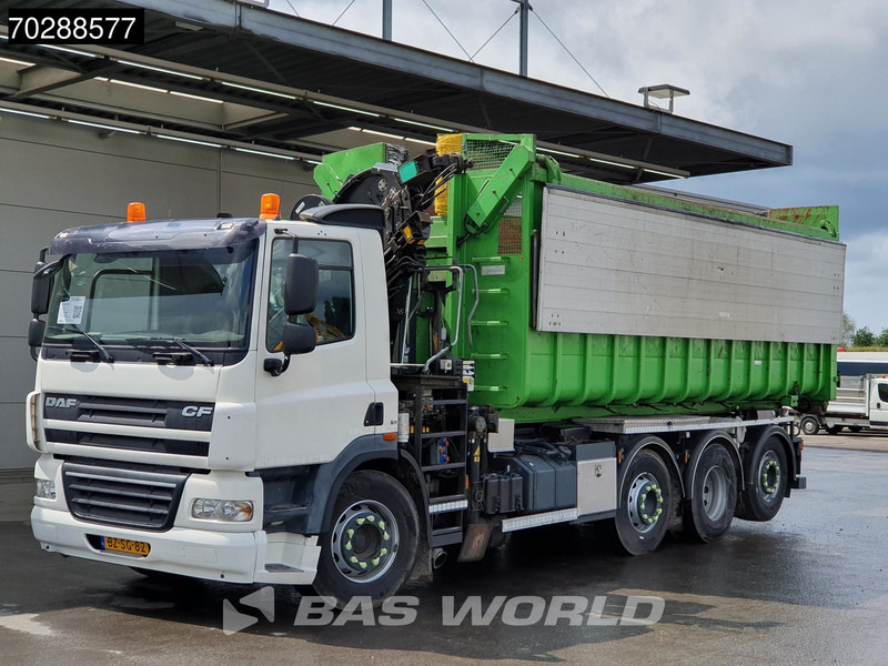 DAF CF85.360 8X2 NL-Truck HIAB 211 E-3 Hipro Crane + Hooklift Lift+steering Axle Automatic Euro 5 - Camion ampliroll, Camion grue: photos 5 DAF CF85.360 8X2 NL-Truck HIAB 211 E-3 Hipro Crane + Hooklift Lift+steering Axle Automatic Euro 5 - Camion ampliroll, Camion grue: photos 5