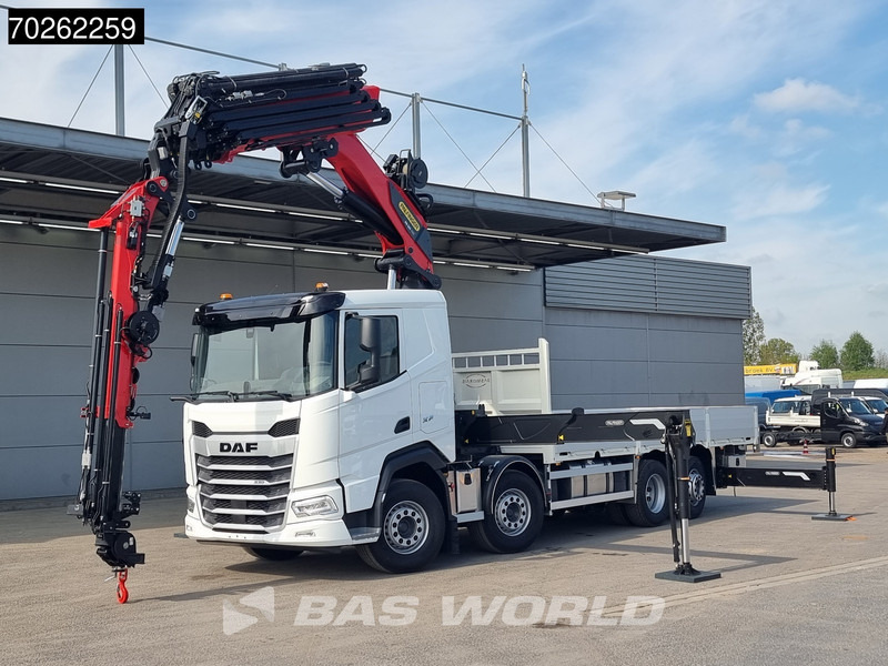 Camion plateau, Camion grue neuf DAF XF 530 8X2 NEW Palfinger PK580 TEC Kran Crane Retarder Lift+Lenkasche: photos 6