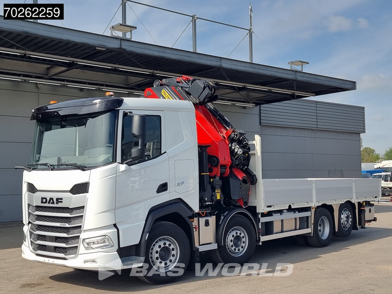 Camion plateau, Camion grue neuf DAF XF 530 8X2 NEW Palfinger PK580 TEC Kran Crane Retarder Lift+Lenkasche: photos 10
