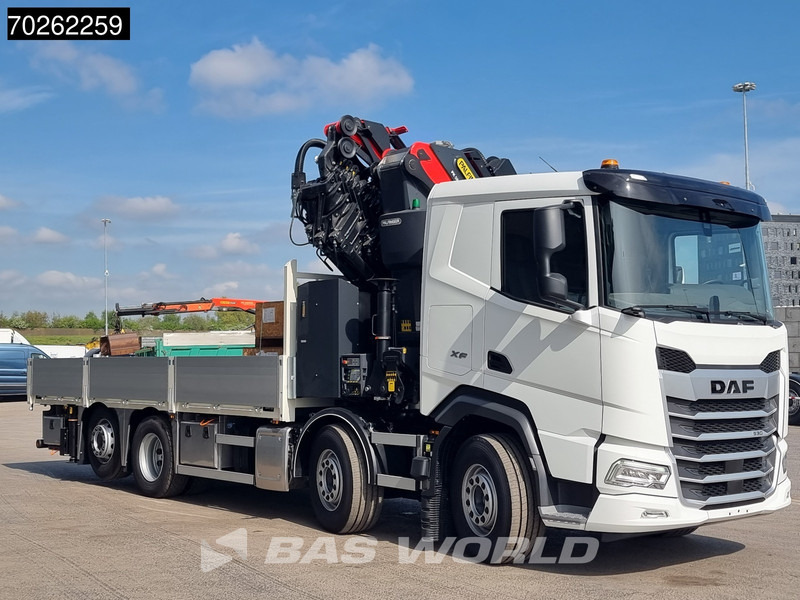 Camion plateau, Camion grue neuf DAF XF 530 8X2 NEW Palfinger PK580 TEC Kran Crane Retarder Lift+Lenkasche: photos 11