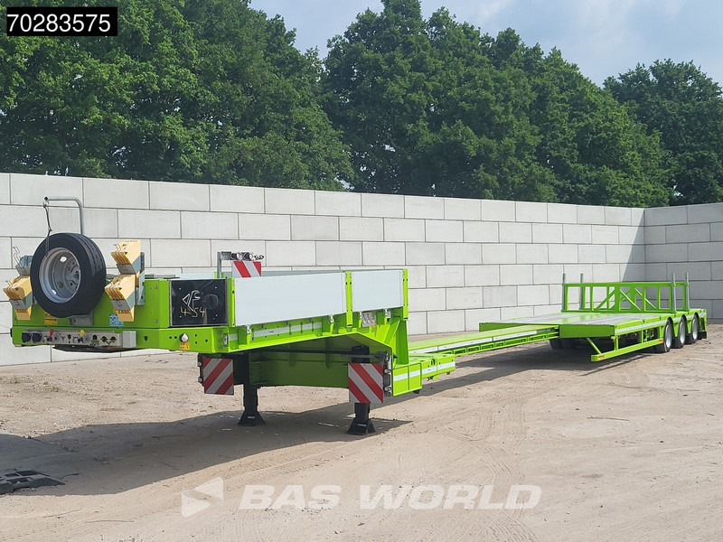Faymonville F-S43-1AAF 3 axles Extendable Twistlocks 3x Hydraulic Steering Galvanised - Semi-remorque surbaissé: photos 2 Faymonville F-S43-1AAF 3 axles Extendable Twistlocks 3x Hydraulic Steering Galvanised - Semi-remorque surbaissé: photos 2