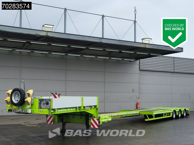 Faymonville F-S43-1AAF 3 axles Extendable Twistlocks 3x Hydraulic Steering Galvanised - Semi-remorque surbaissé: photos 1 Faymonville F-S43-1AAF 3 axles Extendable Twistlocks 3x Hydraulic Steering Galvanised - Semi-remorque surbaissé: photos 1