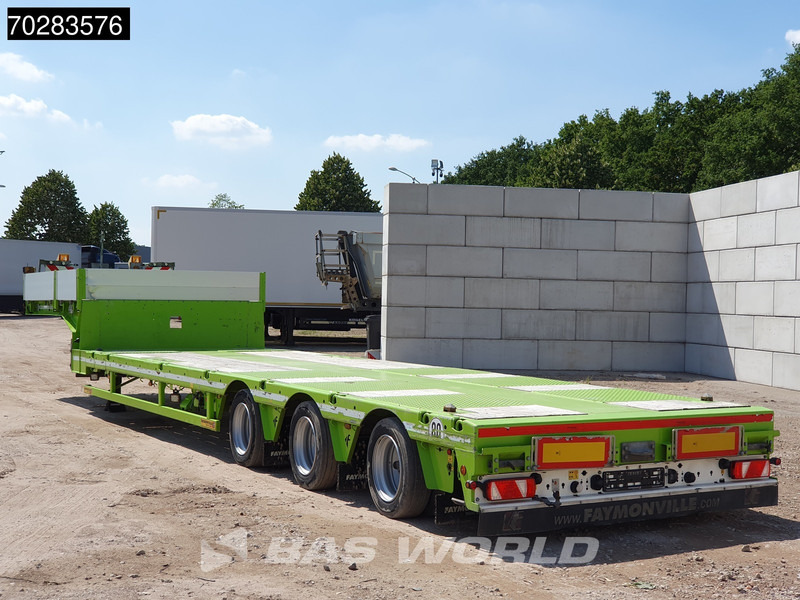 Faymonville F-S43-1AAF 3 axles Extendable Twistlocks 3x Hydraulic Steering Galvanised - Semi-remorque surbaissé: photos 2 Faymonville F-S43-1AAF 3 axles Extendable Twistlocks 3x Hydraulic Steering Galvanised - Semi-remorque surbaissé: photos 2