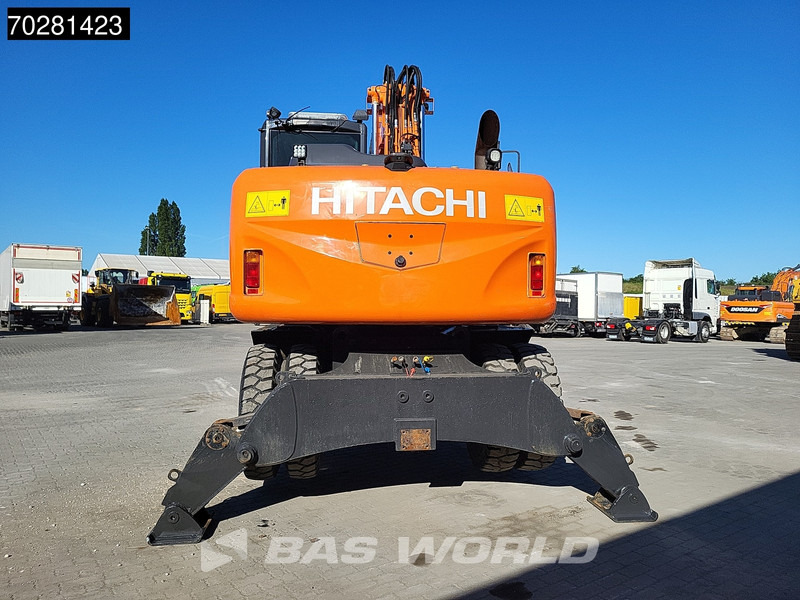 Hitachi ZX140W -5 OUTRIGGERS + BLADE - Pelle sur pneus: photos 5 Hitachi ZX140W -5 OUTRIGGERS + BLADE - Pelle sur pneus: photos 5