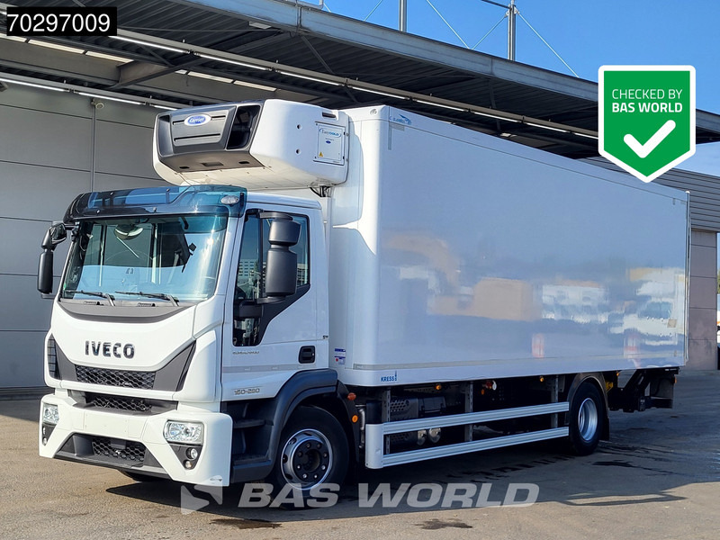 Iveco Eurocargo 160E280 4X2 Carrier Supra 1250 MT 1500kg Ladebordwand Automatic ACC Euro 6 - Camion frigorifique: photos 1 Iveco Eurocargo 160E280 4X2 Carrier Supra 1250 MT 1500kg Ladebordwand Automatic ACC Euro 6 - Camion frigorifique: photos 1