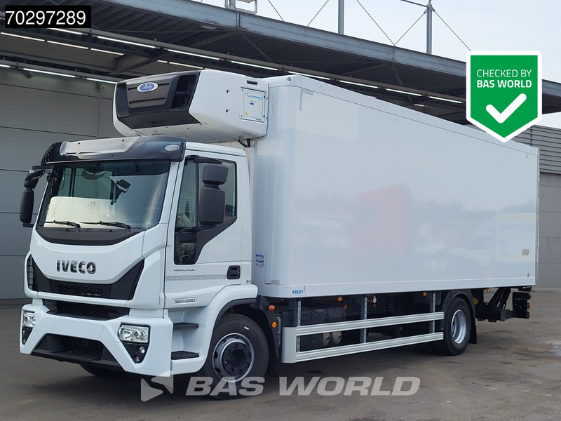 Iveco Eurocargo 160E280 4X2 Carrier Supra 1250Mt 1500kg Ladebordwand Automatic ACC Euro 6 - Camion frigorifique: photos 1 Iveco Eurocargo 160E280 4X2 Carrier Supra 1250Mt 1500kg Ladebordwand Automatic ACC Euro 6 - Camion frigorifique: photos 1