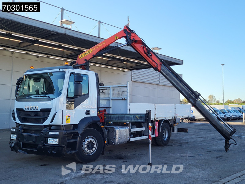 Iveco Stralis 310 4X2 Palfinger PK14002 EH Kran Crane Steel suspension Euro 6 - Camion plateau, Camion grue: photos 5 Iveco Stralis 310 4X2 Palfinger PK14002 EH Kran Crane Steel suspension Euro 6 - Camion plateau, Camion grue: photos 5