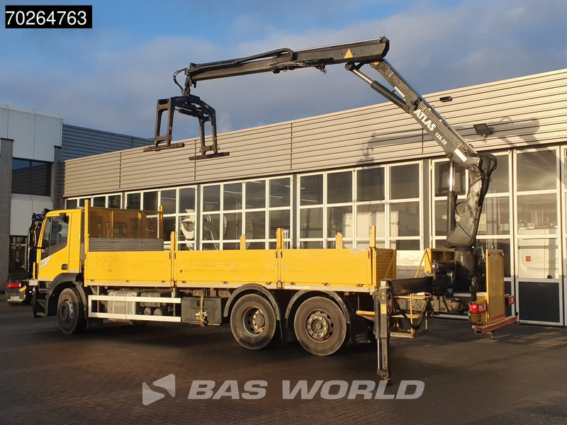 Iveco Stralis 310 6X2 RHD! Atlas 135.2VE-A11 Crane Lift-Lenkachse ACC Euro 6 - Camion plateau, Camion grue: photos 2 Iveco Stralis 310 6X2 RHD! Atlas 135.2VE-A11 Crane Lift-Lenkachse ACC Euro 6 - Camion plateau, Camion grue: photos 2