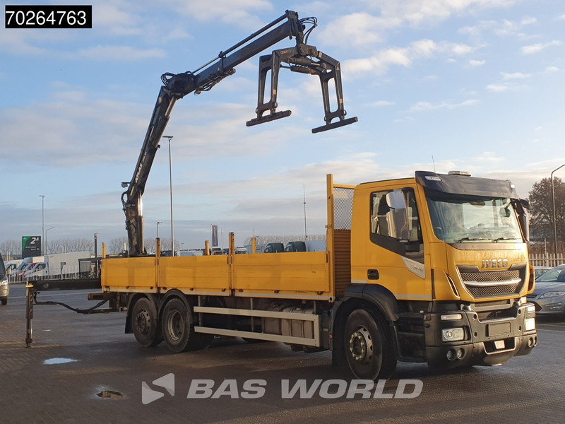 Iveco Stralis 310 6X2 RHD! Atlas 135.2VE-A11 Crane Lift-Lenkachse ACC Euro 6 - Camion plateau, Camion grue: photos 3 Iveco Stralis 310 6X2 RHD! Atlas 135.2VE-A11 Crane Lift-Lenkachse ACC Euro 6 - Camion plateau, Camion grue: photos 3