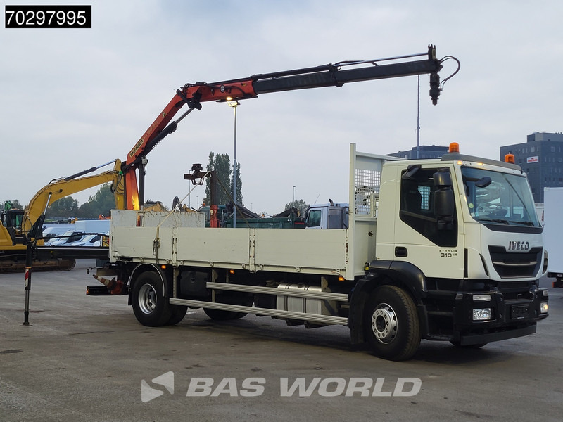 Iveco Stralis 310 Stralis 4X2 Palfinger PK12002 Crane Kran rotator Steelsuspension Automatic Euro 6 - Camion plateau, Camion grue: photos 3 Iveco Stralis 310 Stralis 4X2 Palfinger PK12002 Crane Kran rotator Steelsuspension Automatic Euro 6 - Camion plateau, Camion grue: photos 3