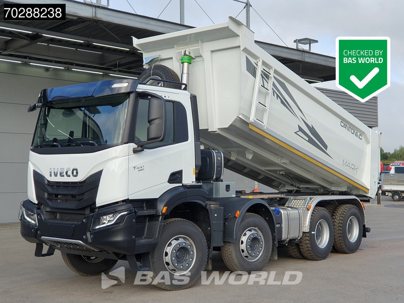 Iveco T-Way 450 8X4 New! 20m3 Cantoni Tipper Steelsuspension Big-Axle Euro 6 - Camion benne: photos 1 Iveco T-Way 450 8X4 New! 20m3 Cantoni Tipper Steelsuspension Big-Axle Euro 6 - Camion benne: photos 1