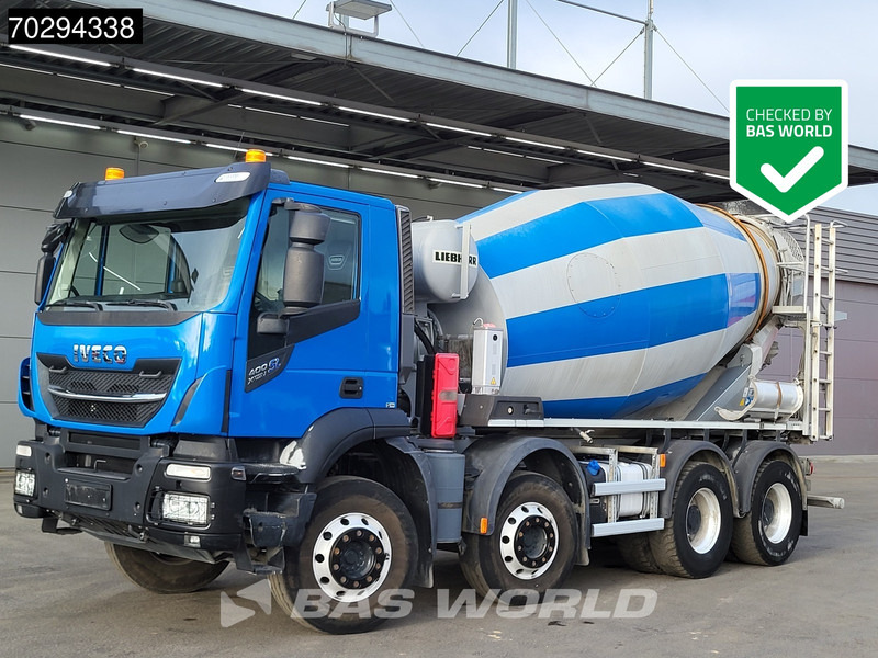 Iveco X-Way 400 X-Way 8X4 Liebherr 9m3 Big-Axle Steelsuspension Euro 6 - Camion malaxeur: photos 1 Iveco X-Way 400 X-Way 8X4 Liebherr 9m3 Big-Axle Steelsuspension Euro 6 - Camion malaxeur: photos 1