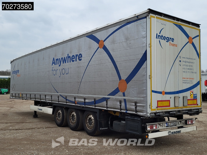 Krone SD 3 axles Alcoa's Edscha Anti-Vandalimus-Plane - Semi-remorque rideaux coulissants: photos 2 Krone SD 3 axles Alcoa's Edscha Anti-Vandalimus-Plane - Semi-remorque rideaux coulissants: photos 2