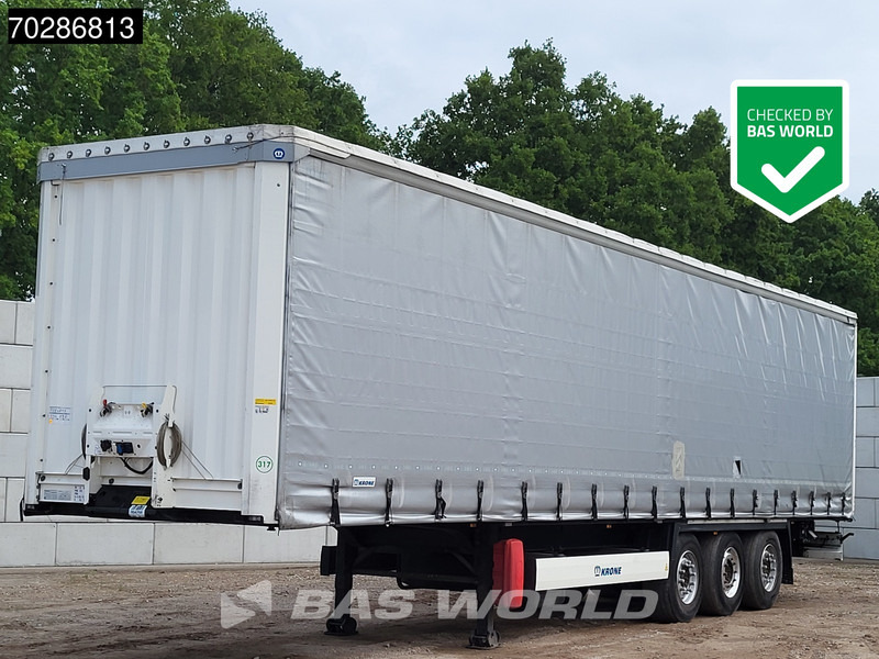 Krone SD Liftachse Hardwood Floor Lift-Axle Sliding Roof - Semi-remorque rideaux coulissants: photos 1 Krone SD Liftachse Hardwood Floor Lift-Axle Sliding Roof - Semi-remorque rideaux coulissants: photos 1