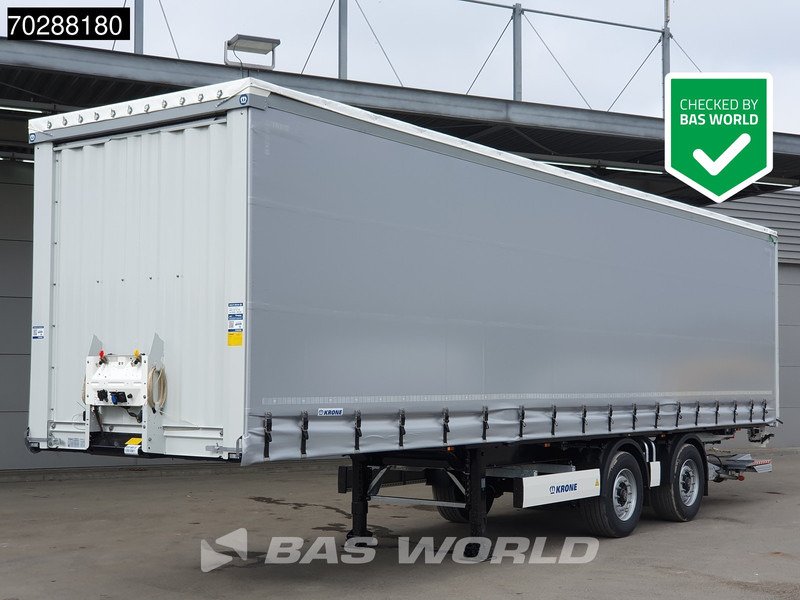 Krone SZ NEW Tailgate City Lift + Steeringaxle - Semi-remorque rideaux coulissants: photos 1 Krone SZ NEW Tailgate City Lift + Steeringaxle - Semi-remorque rideaux coulissants: photos 1