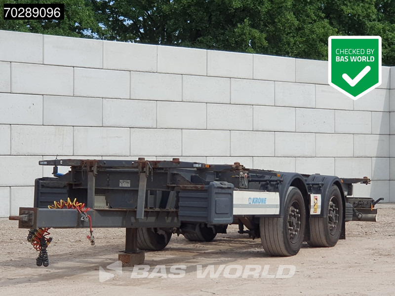 Krone ZZ 2 axles BDF 20ft - Remorque porte-conteneur/ Caisse mobile: photos 1 Krone ZZ 2 axles BDF 20ft - Remorque porte-conteneur/ Caisse mobile: photos 1