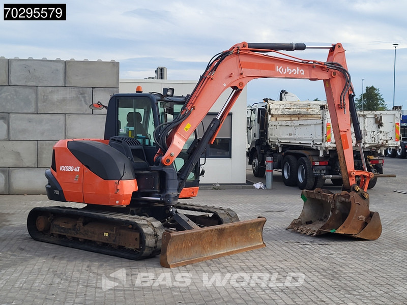 Mini pelle Kubota KX080-4a: photos 9