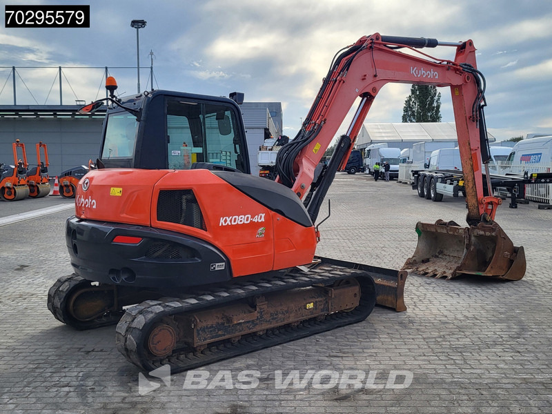Mini pelle Kubota KX080-4a: photos 7