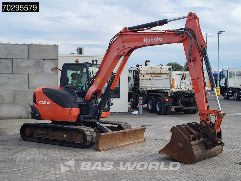 Mini pelle Kubota KX080-4a: photos 8
