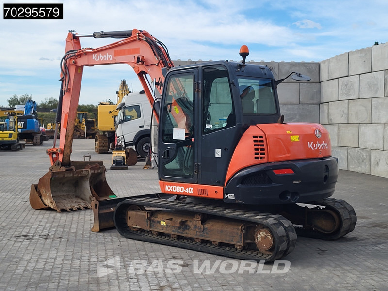 Mini pelle Kubota KX080-4a: photos 5
