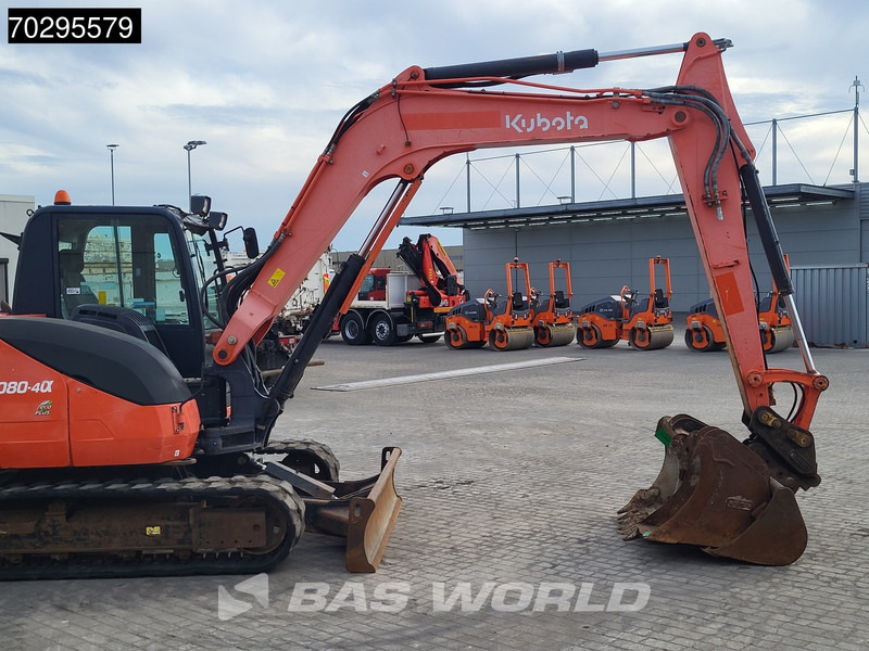Mini pelle Kubota KX080-4a: photos 10