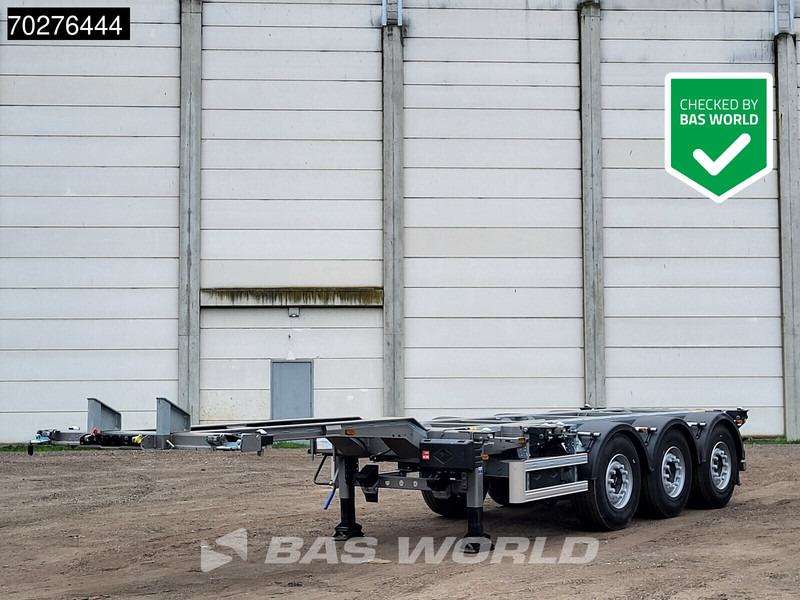Lecitrailer SR3EC 3 axles UNUSED Liftachse Multi'45 - Semi-remorque porte-conteneur/ Caisse mobile: photos 1 Lecitrailer SR3EC 3 axles UNUSED Liftachse Multi'45 - Semi-remorque porte-conteneur/ Caisse mobile: photos 1
