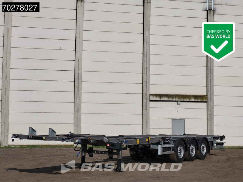 Lecitrailer SR3EC 3 axles UNUSED Liftachse Multi'45 - Semi-remorque porte-conteneur/ Caisse mobile: photos 1 Lecitrailer SR3EC 3 axles UNUSED Liftachse Multi'45 - Semi-remorque porte-conteneur/ Caisse mobile: photos 1