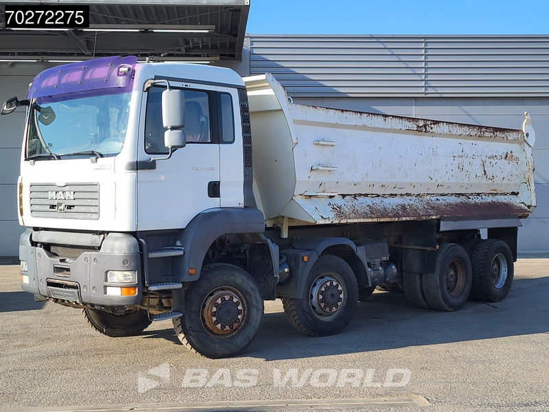 Camion benne MAN TGA 41.430 8X6 23m3 Manual Big-Axle Steel suspension Euro 3: photos 7