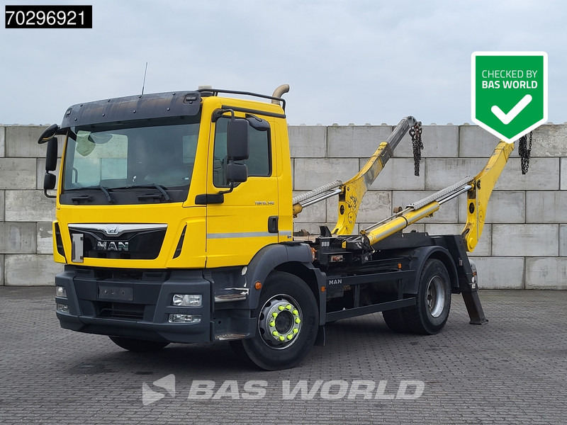 MAN TGM 18.340 4X2 13Tons Gergen skiploader Automatic Euro 6 - Camion multibenne: photos 1 MAN TGM 18.340 4X2 13Tons Gergen skiploader Automatic Euro 6 - Camion multibenne: photos 1