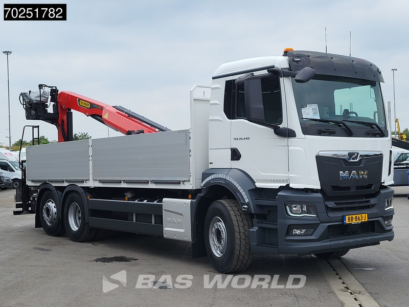 MAN TGS 26.440 6X2 NEW NL-Truck Palfinger PK 20.501 L TEC3 Kran Crane Euro 6 - Camion plateau, Camion grue: photos 3 MAN TGS 26.440 6X2 NEW NL-Truck Palfinger PK 20.501 L TEC3 Kran Crane Euro 6 - Camion plateau, Camion grue: photos 3