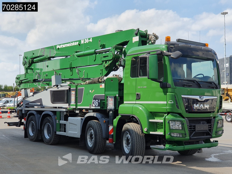 MAN TGS 37.460 8X4 Putzmeister M36-4 Pump Manual Big-Axle Steelsuspension Navi Euro 6 - Camion pompe: photos 3 MAN TGS 37.460 8X4 Putzmeister M36-4 Pump Manual Big-Axle Steelsuspension Navi Euro 6 - Camion pompe: photos 3