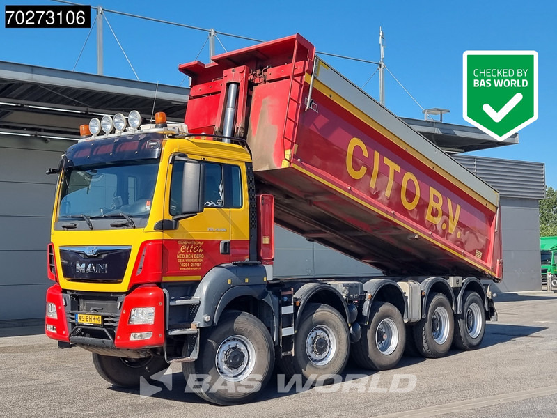 MAN TGS 41.480 10X8 NL-Truck BigAxle 10x8 22m3 Tipper Navi Euro 6 - Camion benne: photos 1 MAN TGS 41.480 10X8 NL-Truck BigAxle 10x8 22m3 Tipper Navi Euro 6 - Camion benne: photos 1
