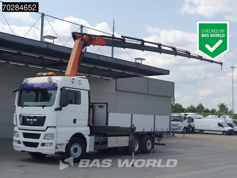 MAN TGX 26.480 TGX 6X2 Palfinger PK29002 Kran Crane 8 ext 2.5T winch Retarder Manual Euro 4 - Camion plateau, Camion grue: photos 1 MAN TGX 26.480 TGX 6X2 Palfinger PK29002 Kran Crane 8 ext 2.5T winch Retarder Manual Euro 4 - Camion plateau, Camion grue: photos 1