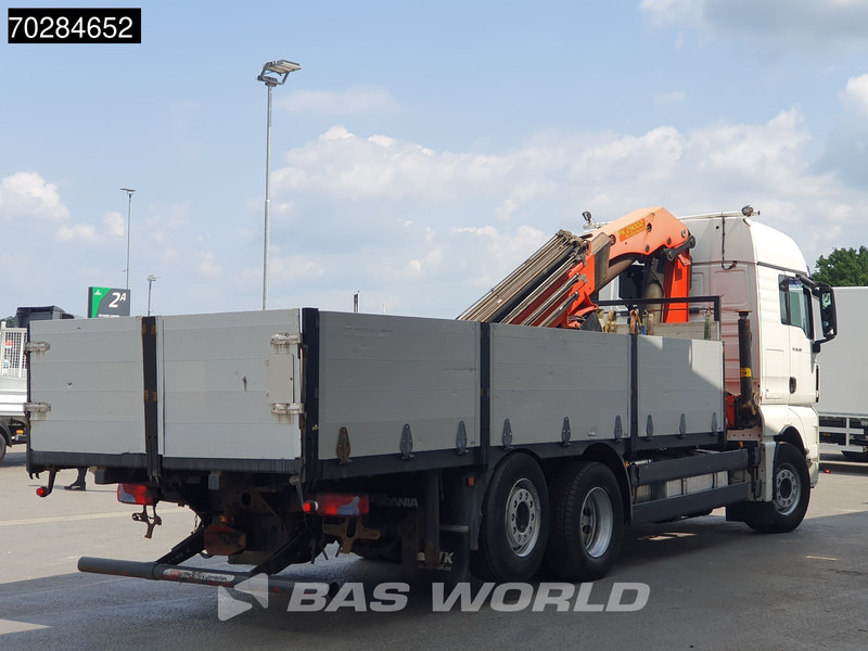 Camion plateau, Camion grue MAN TGX 26.480 TGX 6X2 Palfinger PK29002 Kran Crane 8 extensions Retarder Manual Euro 4: photos 20