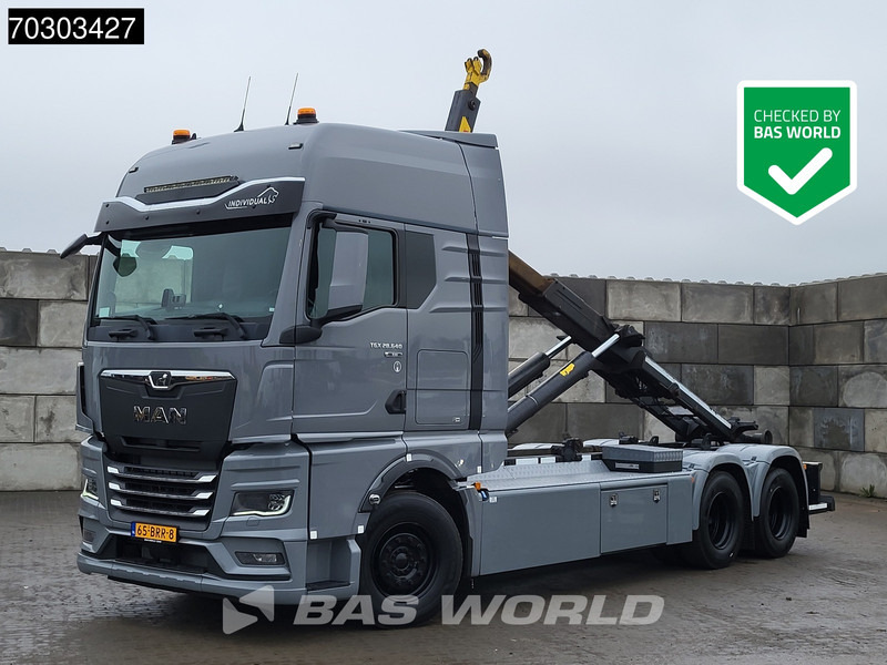 MAN TGX 28.640 TGX 6X2 NL-Truck APK Hyva 26-60-S containersystem Lift-axle Automatic Euro 6 - Camion ampliroll: photos 1 MAN TGX 28.640 TGX 6X2 NL-Truck APK Hyva 26-60-S containersystem Lift-axle Automatic Euro 6 - Camion ampliroll: photos 1