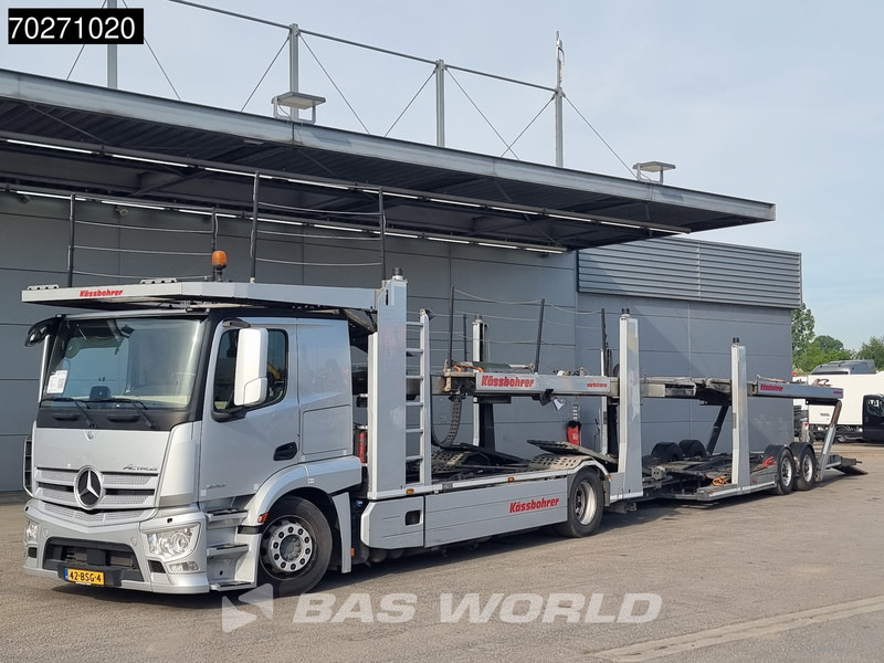 Mercedes-Benz Actros 1843 4X2 NL-Truck 8 Cars Hydraulic Winch Kässbohrer Car Transporter Euro 6 - Camion porte-voitures: photos 1 Mercedes-Benz Actros 1843 4X2 NL-Truck 8 Cars Hydraulic Winch Kässbohrer Car Transporter Euro 6 - Camion porte-voitures: photos 1