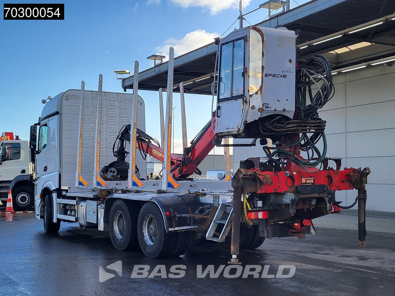Camion grumier, Camion grue Mercedes-Benz Actros 2663 Actros 6X4 Timber truck FTG V10CX.81 wood crane Big-Axle Automatic Euro 6: photos 8 Camion grumier, Camion grue Mercedes-Benz Actros 2663 Actros 6X4 Timber truck FTG V10CX.81 wood crane Big-Axle Automatic Euro 6: photos 8