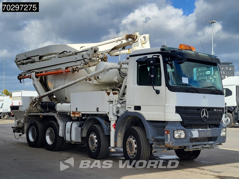 Mercedes-Benz Actros 3241 8X4 7m3 Putzmeister TMM 21-3 Mixer Big-Axle Steelsuspension 3-Pedals Euro 4 - Camion malaxeur: photos 3 Mercedes-Benz Actros 3241 8X4 7m3 Putzmeister TMM 21-3 Mixer Big-Axle Steelsuspension 3-Pedals Euro 4 - Camion malaxeur: photos 3