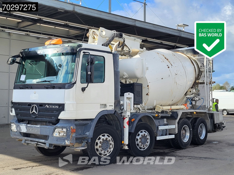 Mercedes-Benz Actros 3241 8X4 7m3 Putzmeister TMM 21-3 Mixer Big-Axle Steelsuspension 3-Pedals Euro 4 - Camion malaxeur: photos 1 Mercedes-Benz Actros 3241 8X4 7m3 Putzmeister TMM 21-3 Mixer Big-Axle Steelsuspension 3-Pedals Euro 4 - Camion malaxeur: photos 1