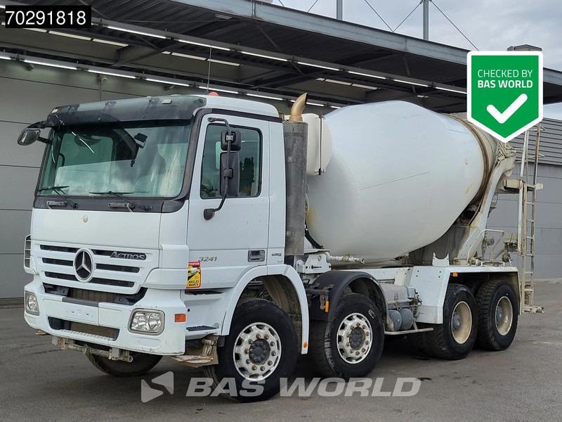 Mercedes-Benz Actros 3241 8X4 9m3 Stetter Steelsuspension 3-Pedals Retarder Euro 4 - Camion malaxeur: photos 1 Mercedes-Benz Actros 3241 8X4 9m3 Stetter Steelsuspension 3-Pedals Retarder Euro 4 - Camion malaxeur: photos 1