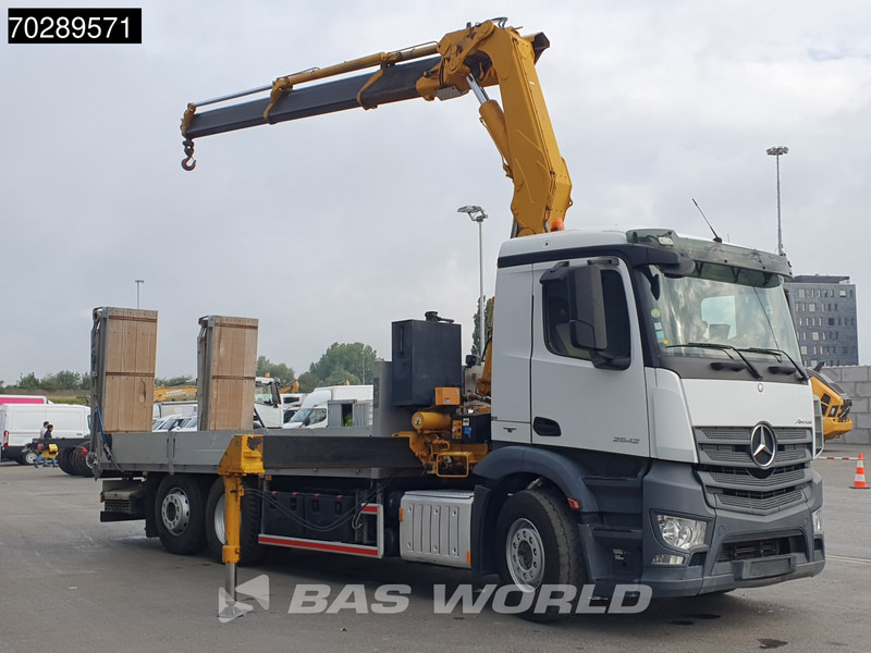 Mercedes-Benz Antos 2542 6X2 Fassi F330A023 Crane Kran Hydraulic ramps Retarder Lift+steering Euro 6 - Camion plateau, Camion grue: photos 3 Mercedes-Benz Antos 2542 6X2 Fassi F330A023 Crane Kran Hydraulic ramps Retarder Lift+steering Euro 6 - Camion plateau, Camion grue: photos 3