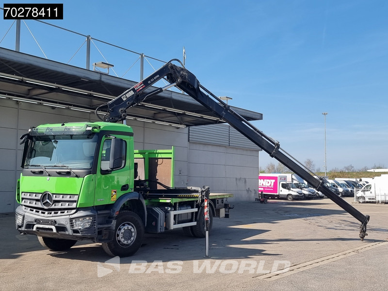 Mercedes-Benz Arocs 1830 4X2 Hiab 122 ES-3 HIPRO Kran Crane Big-Axle Euro 6 - Camion plateau, Camion grue: photos 5 Mercedes-Benz Arocs 1830 4X2 Hiab 122 ES-3 HIPRO Kran Crane Big-Axle Euro 6 - Camion plateau, Camion grue: photos 5