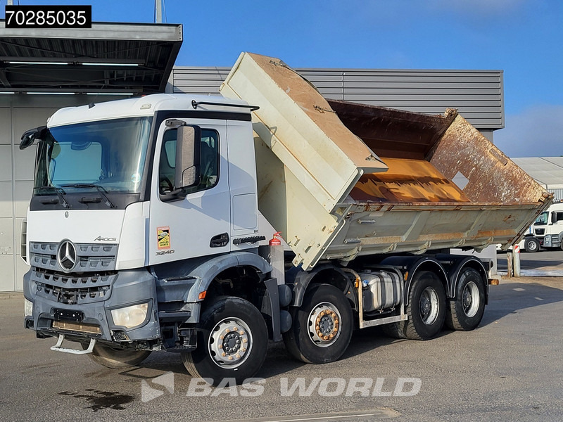Mercedes-Benz Arocs 3240 8X4 12m3 2-side Tipper Steel Suspension Automatic Big-Axle Euro 6 - Camion benne: photos 5 Mercedes-Benz Arocs 3240 8X4 12m3 2-side Tipper Steel Suspension Automatic Big-Axle Euro 6 - Camion benne: photos 5