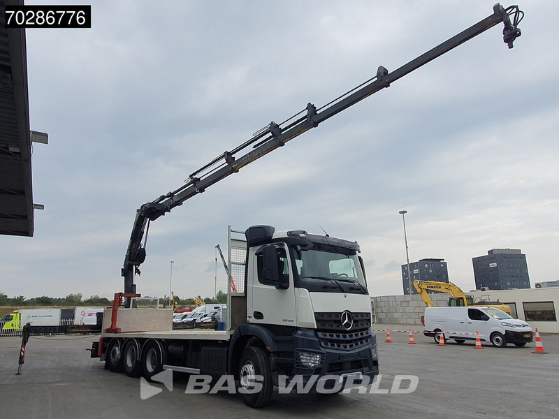 Mercedes-Benz Arocs 3240 8X4 HIAB 211E-6 HIPRO Big-Axle Lift+Steering Navi Euro 6 - Camion plateau, Camion grue: photos 3 Mercedes-Benz Arocs 3240 8X4 HIAB 211E-6 HIPRO Big-Axle Lift+Steering Navi Euro 6 - Camion plateau, Camion grue: photos 3