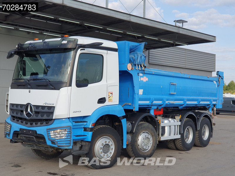 Camion benne Mercedes-Benz Arocs 3243 8X4 14m3 2-side tipper Big-Axle Steelsuspension Navi Euro 6: photos 8