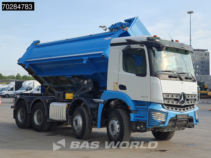 Camion benne Mercedes-Benz Arocs 3243 8X4 14m3 2-side tipper Big-Axle Steelsuspension Navi Euro 6: photos 6