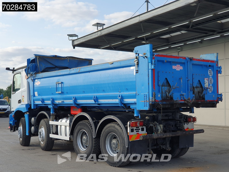 Camion benne Mercedes-Benz Arocs 3243 8X4 14m3 2-side tipper Big-Axle Steelsuspension Navi Euro 6: photos 9